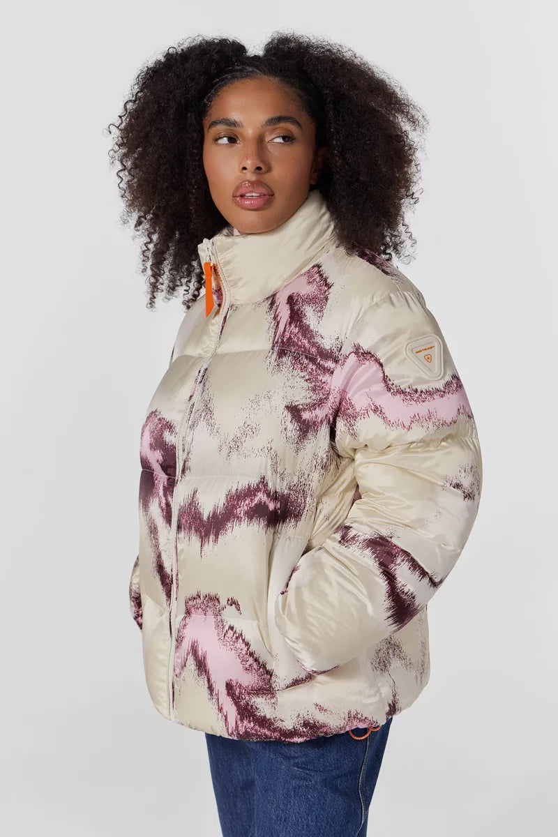 DOUDOUNE OLIVIA PR NYLON IMPRIMÉ
