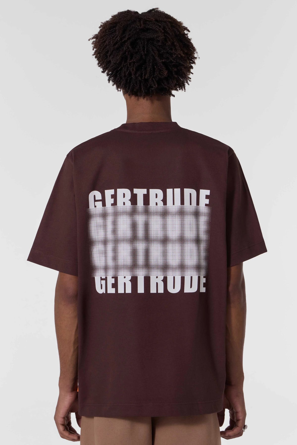 T-SHIRT DARRYLDOTS PRINT CONTRASTÉ DOS