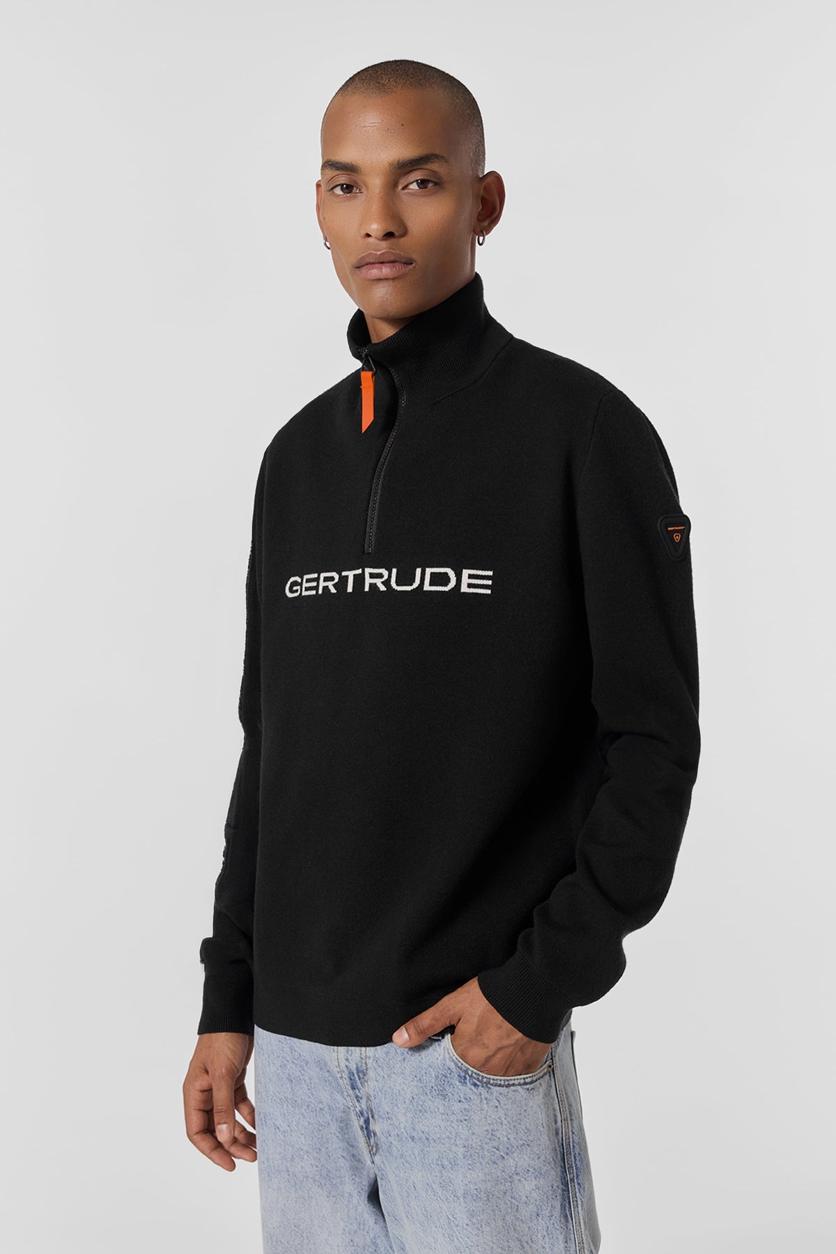 PULL LEWISGER COL CAMIONNEUR ZIPPÉ