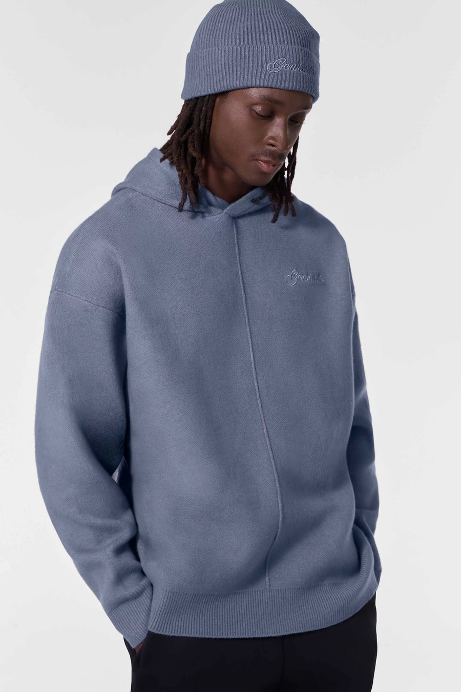 SWEAT À CAPUCHE PHILOU MAILLE BROSSÉE