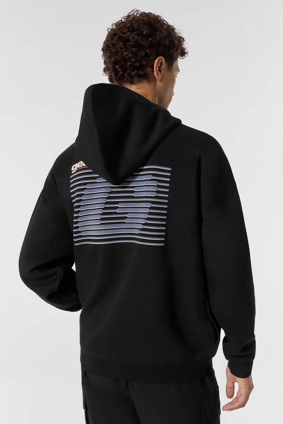 SWEAT À CAPUCHE TITUSSTRIPE ZIPPÉ MOLLETON