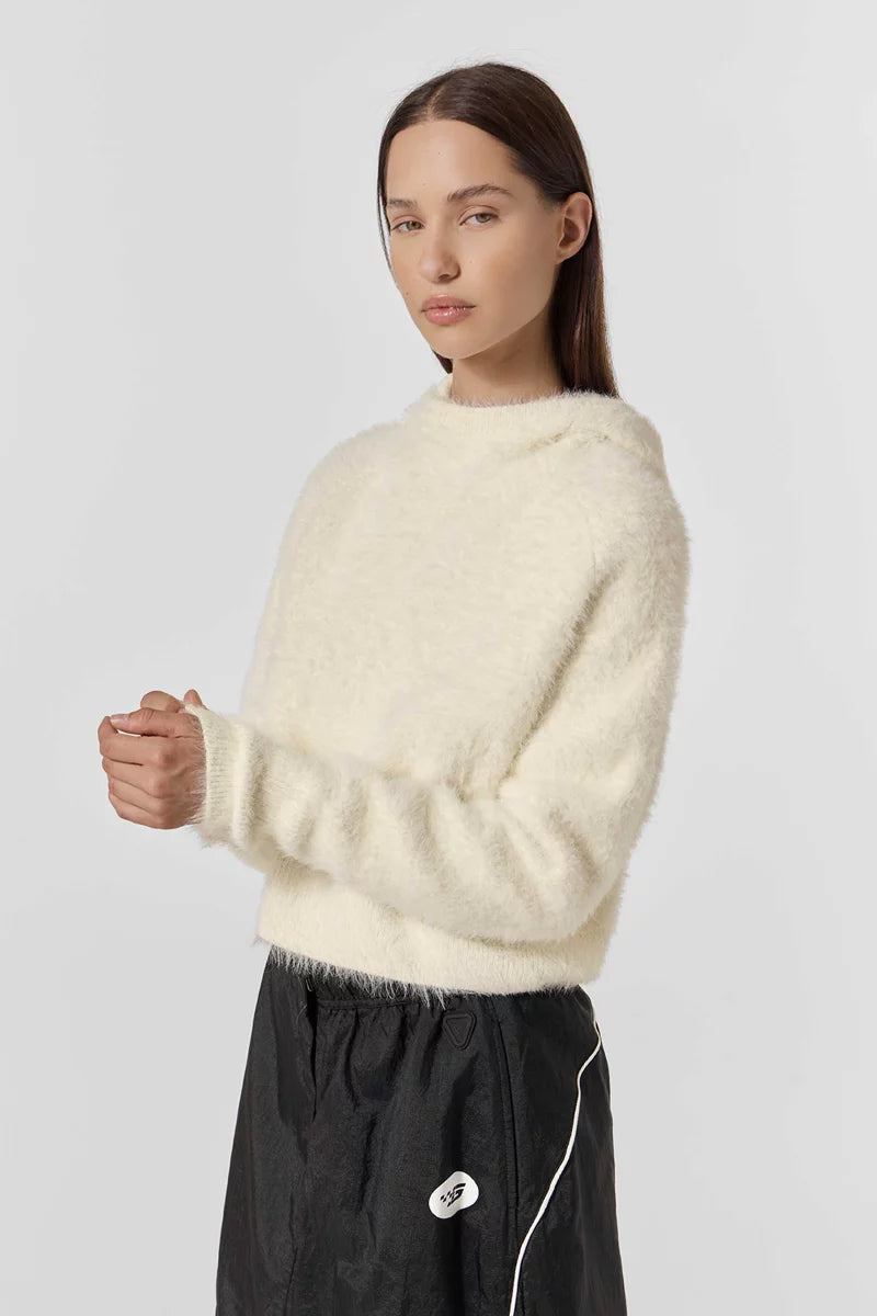 SWEAT À CAPUCHE ANTONINA COUPE CROPPED