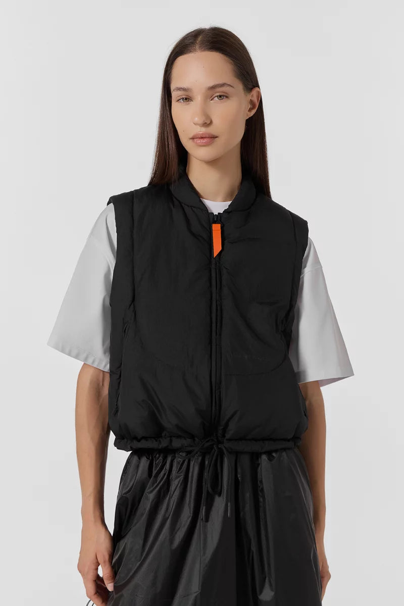 DOUDOUNE SANS MANCHES GRAZIA CROPPED