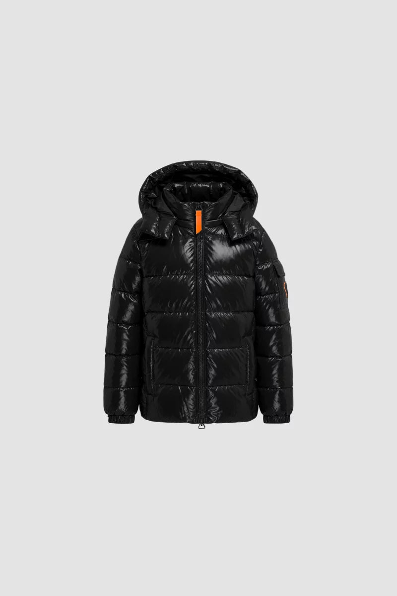 DOUDOUNE LITONDINEBR NYLON GLOSSY